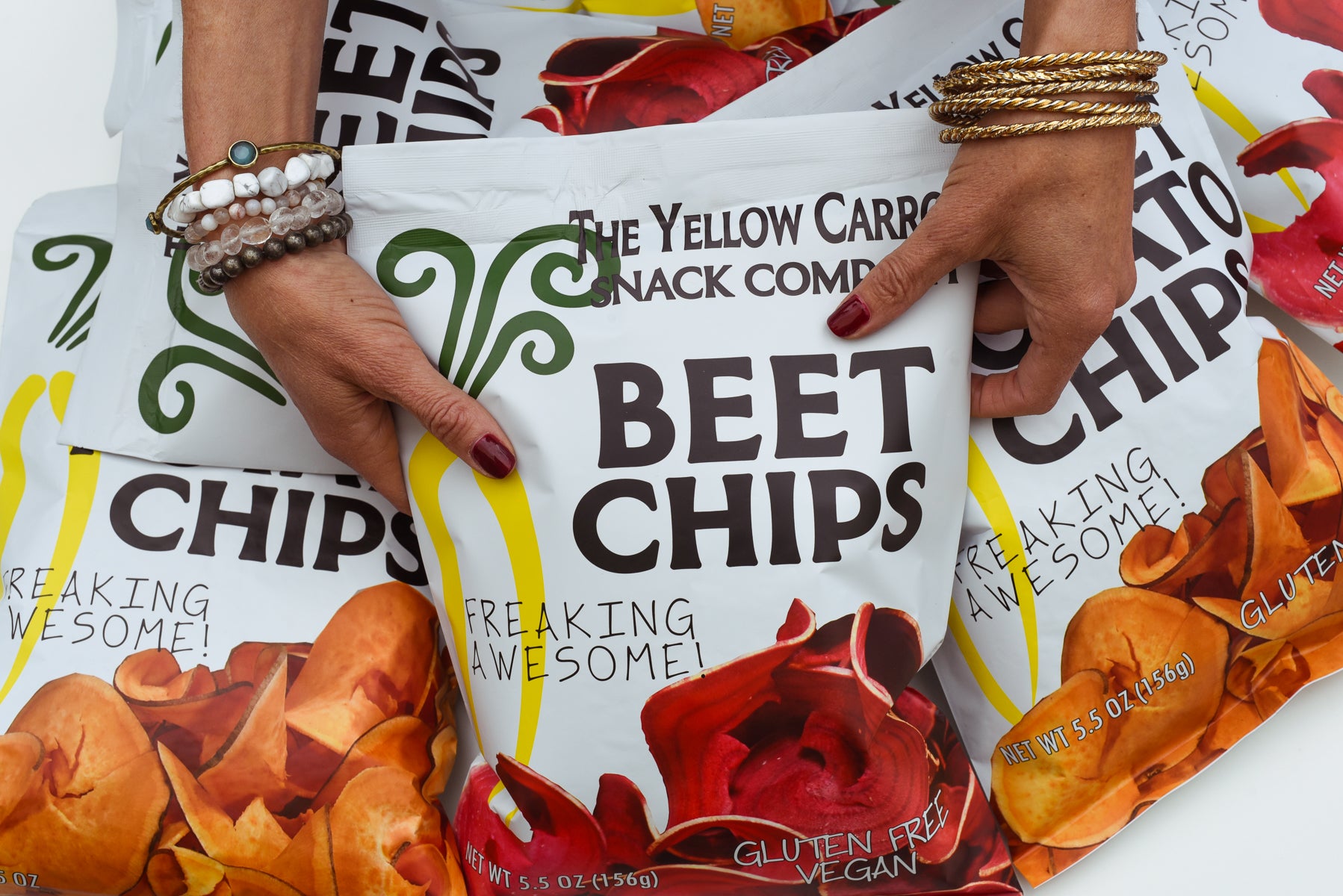 Healthy beet chips